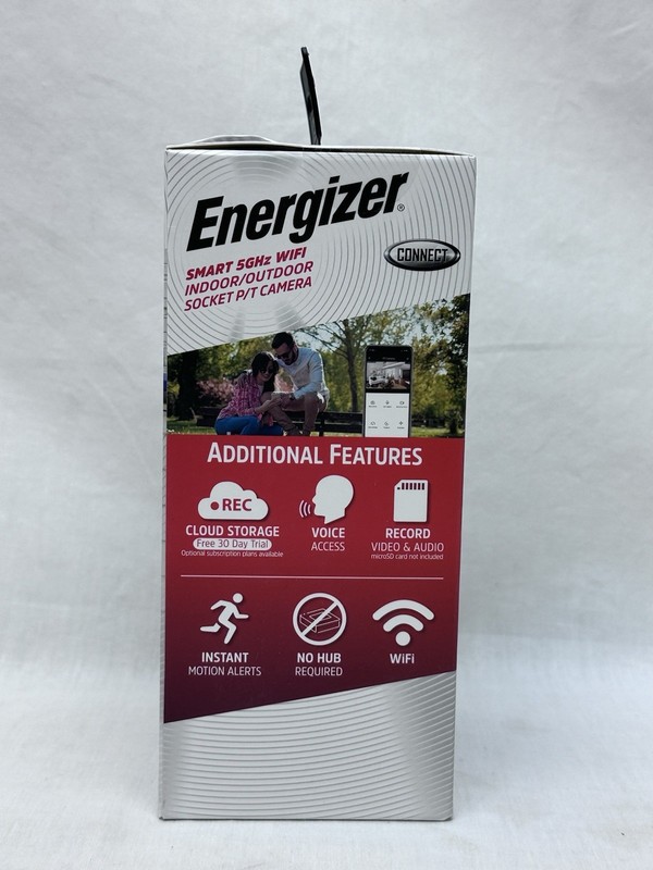 Energizer Smart Wi-Fi Indoor Outdoor Bulb Socket P/T Camera gallery