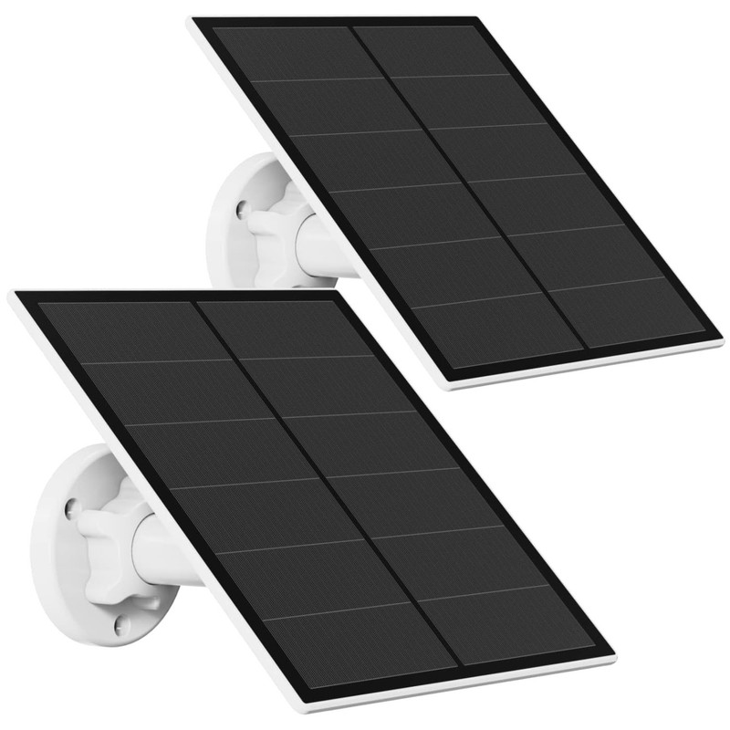 Solar Panel Charger for Rechargeable Camera 2-Pack