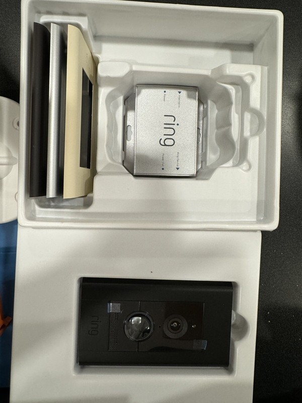 RARE Ring Wired Camera W/ Relay & Ring Door Bell ELITE OPEN BOX gallery