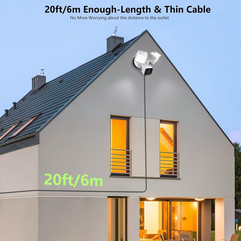 Stable Current Power Cable for Floodlight Cam Wired Pro/Plus gallery