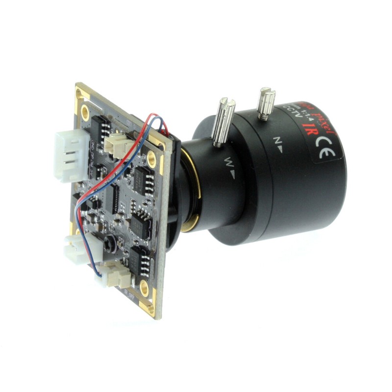 720P Webcam w/ 2.8-12mm Varifocal Lens CMOS OV9712 USB Camera Board MJPEG/YUY2 gallery