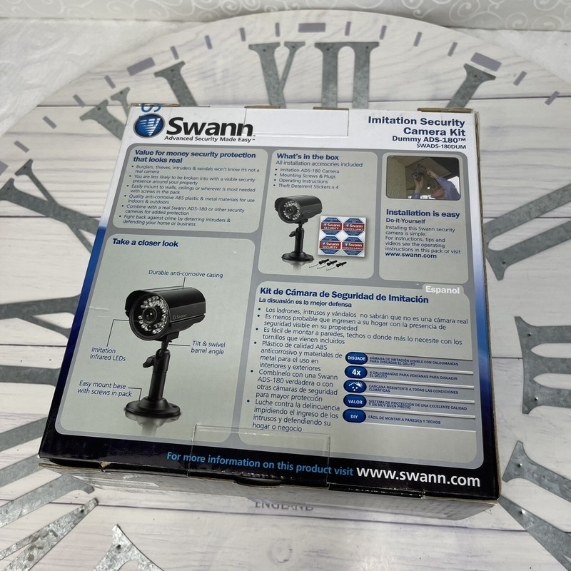 Swann Advanced-Series ADS-180 Real & Imitation Security Camera Kit Deter Crime gallery