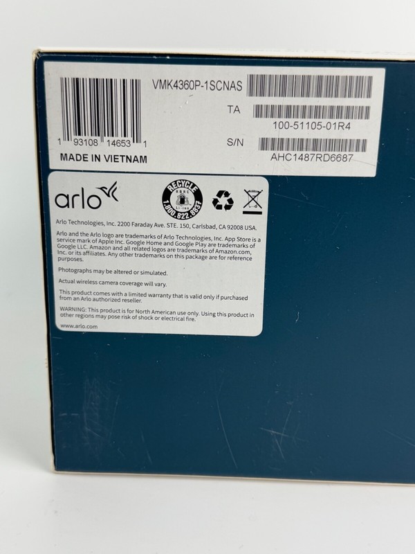 Arlo Pro 5S 2K Outdoor Security Camera * White * 3 CAMERA Pack System gallery
