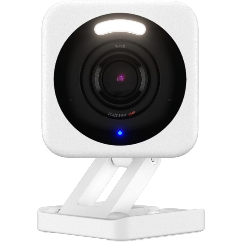 SALE! Wyze Cam v4 2.5K QHD Wi-Fi Indoor/Outdoor Smart Home Security Camera,White gallery