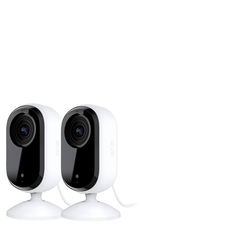 Arlo Essential Indoor Camera (2nd Gen) 1080p HD | Wired Plug-in Security Camera