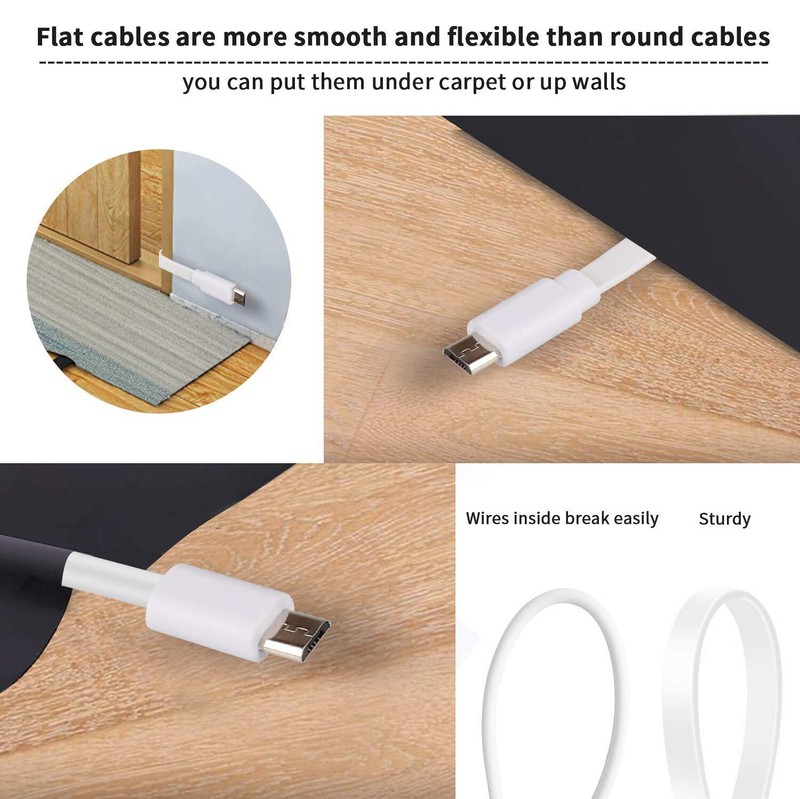 2 Pack 10FT Power Extension Cable Compatible with WyzeCam,Wyze Cam v4WyzeCam Pan gallery
