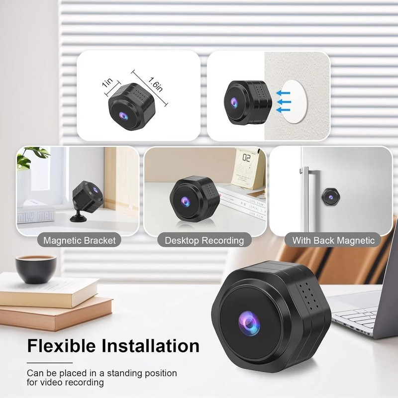 Mini Camara Pequeña Spy De Seguridad Espia Vigilancia Para Casa y Coche 1080P HD gallery