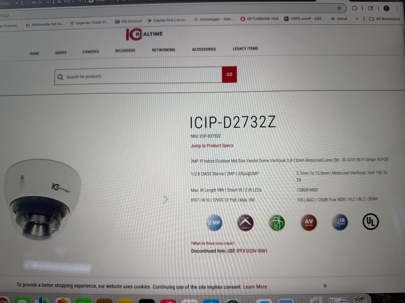 IP CAMERA MODEL:ICIPD2732Z
