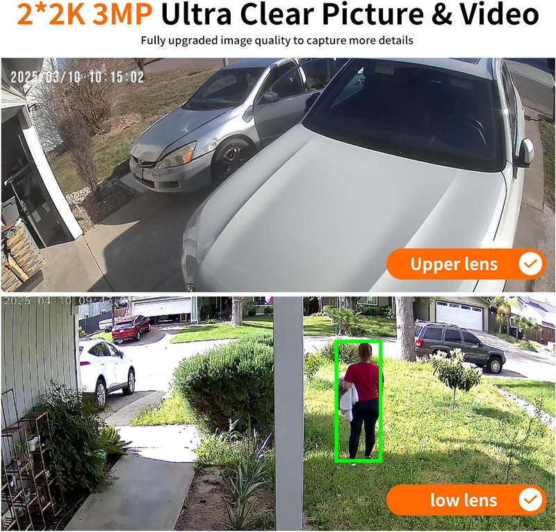 Security Cameras Outdoor Wifi,5G/2.4G Cameras for Home Security Solar Power with gallery