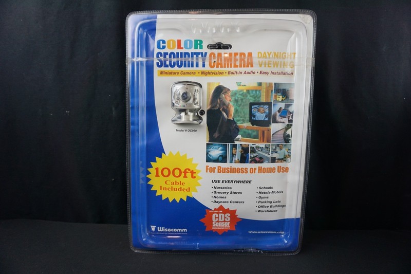 Mini Color Wisecomm Indoor Color Security Camera OC960 Day Viewing Night Vision