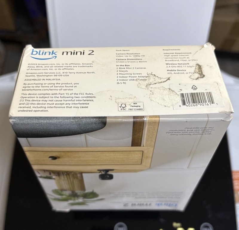 Blink Mini 2 1080p Wi-Fi Indoor Security Camera - Black, Pack of 2 - Newest Gen gallery