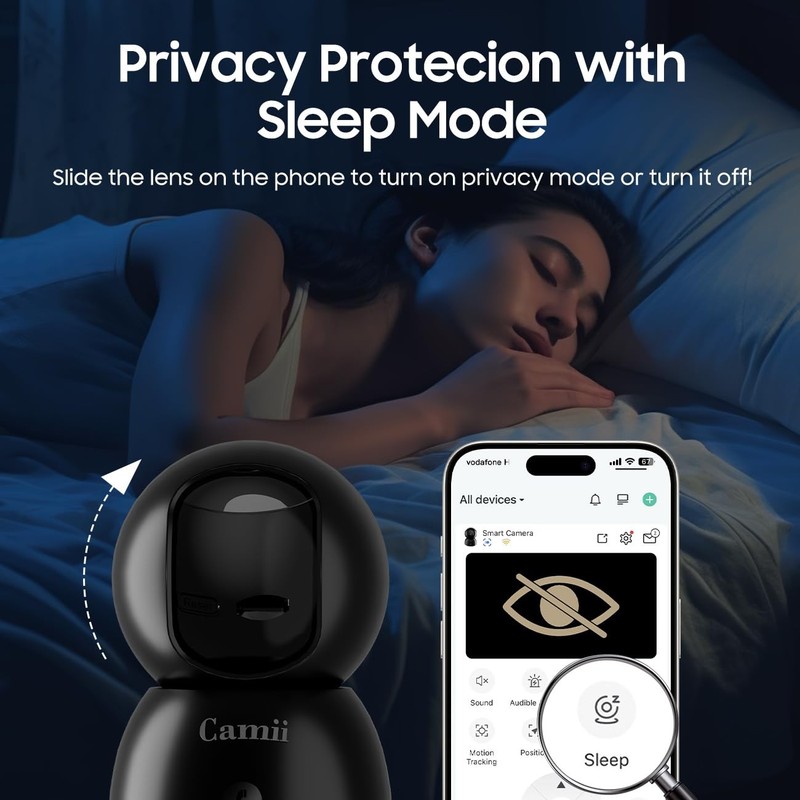 Camara De Seguridad Với Conexion Wifi Dual Y Audio De Dos Vias De Lujo gallery