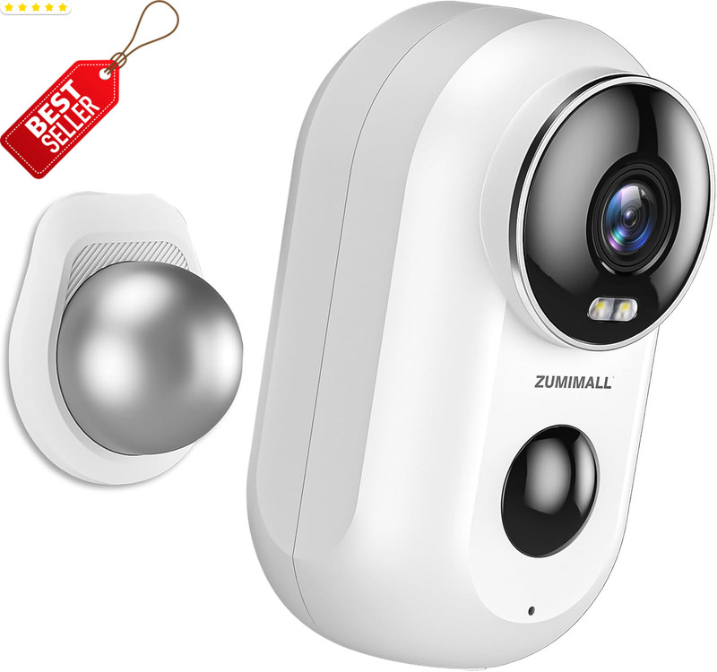 2K Wireless Security Camera Outdoor 3MP Night Vision 2Way Talk 130° View US