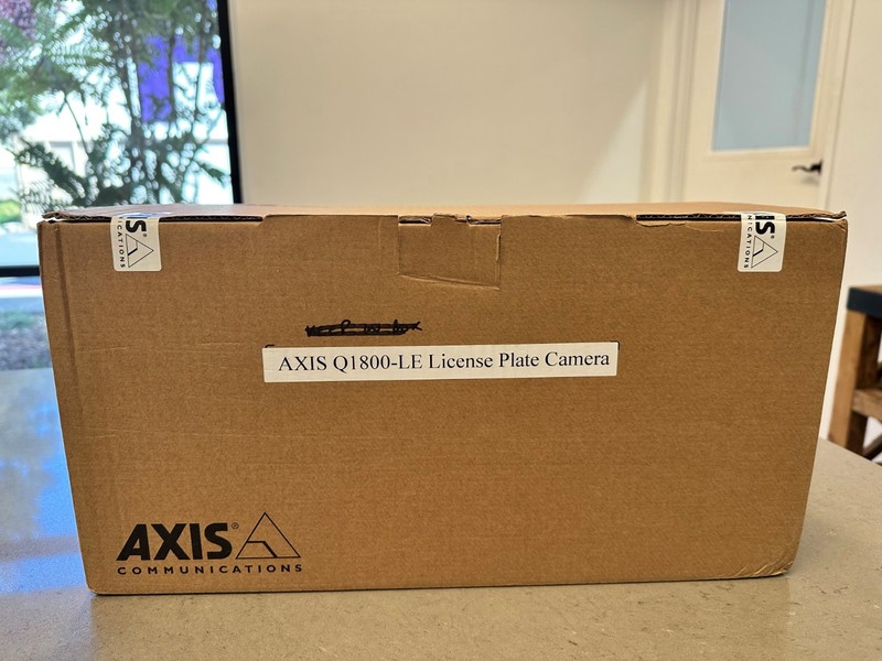 NEW AXIS Q1800-LE License Plate Camera gallery