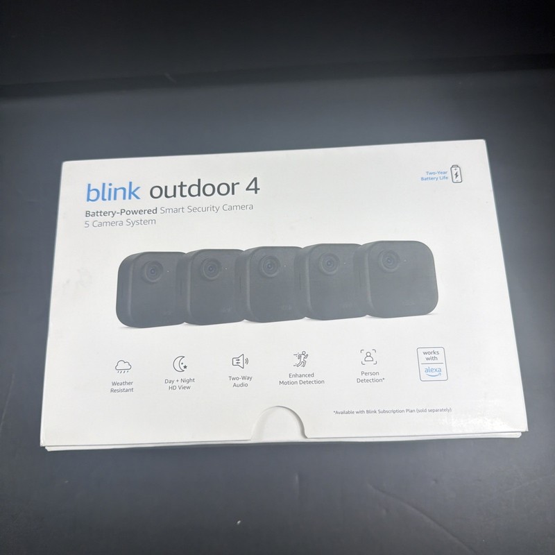 blink outdoor (4th Gen) 5 camera system Open New
