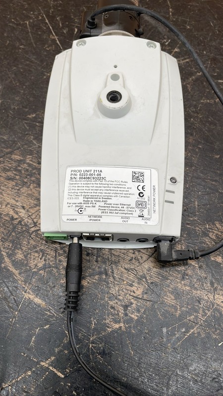 Axis 211A Network Camera Security CCTV Indoor Surveillance Unit w/ Power Adapter gallery