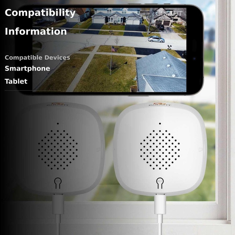 3MP 2K Indoor Window Camera 2 Pack with Color Night Vision and Motion Detection gallery