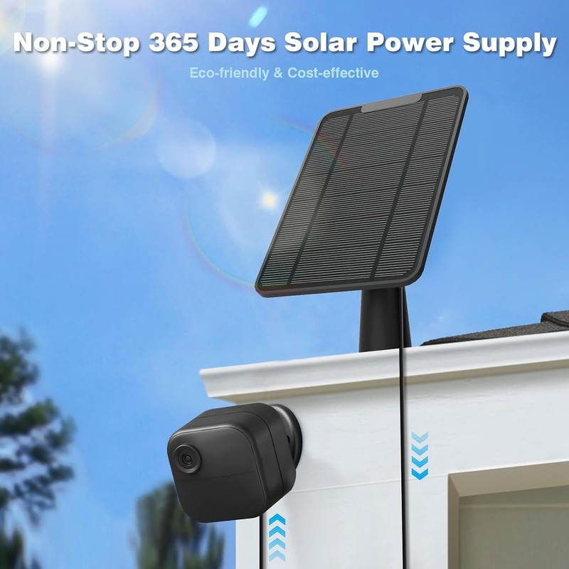 4 Pack 6W Solar Panel for Blink Outdoor 4 - Weatherproof Charging Solution gallery
