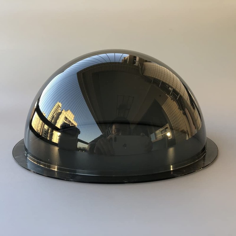 6.85 Inch Indoor Outdoor CCTV Smoked Color Acrylic Dome Cover Surveillance Do…