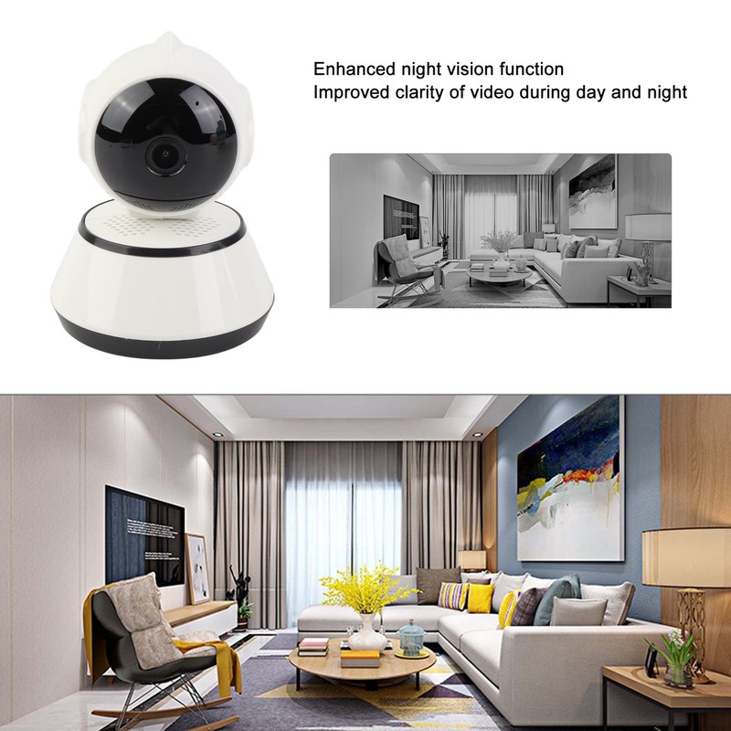 Indoor Security Camera APP Viewing 2.4GHz WiFi Continuous Recording For Bab POGG