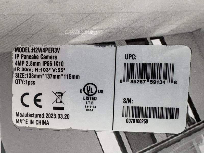 Honeywell H2W4PER3V Performance Series Network WDR 4MP IR Micro Dome Camera gallery