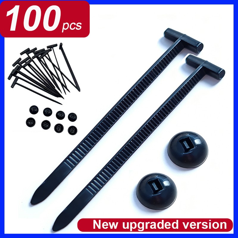 100 PCS Nylon All-purpose Cable Tie Buckle，Heavy Duty Self-Locking Zip Ties Hold