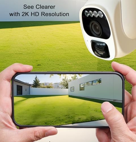 Solar Security Camera Wireless Outdoor, 3W Solar Panel, 360° Pan Tilt Solar gallery
