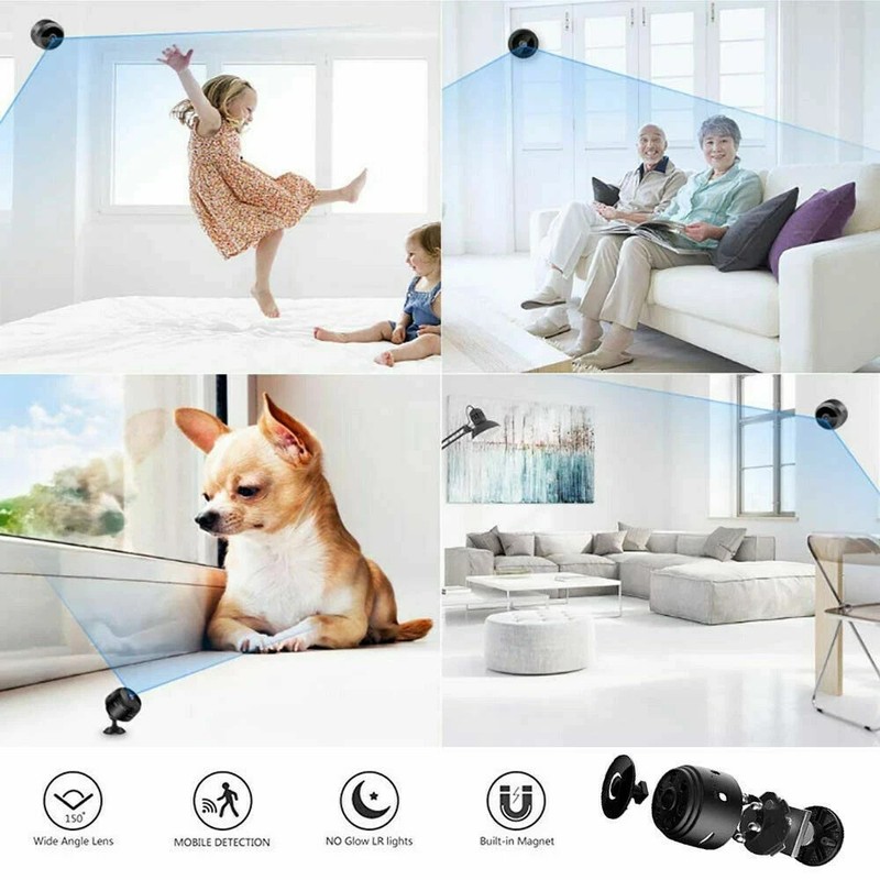 Mini Wireless Record Camera WiFi IP Home Security DVR Night Vision HD USB 1080P gallery