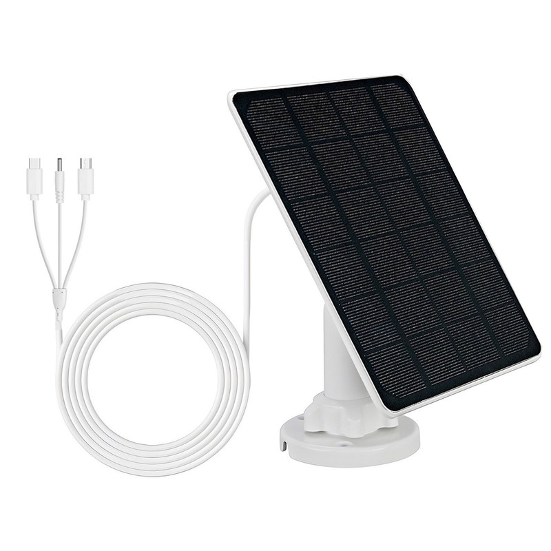 New Outdoor Solar Panel for Ring Spotlight Camera Security Cam Battery Charger gallery