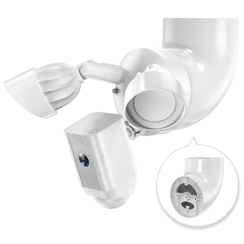 Eave Mount for Ring Floodlight Cam Wired Pro & (2nd Gen) / Plus, Ring Smart L…