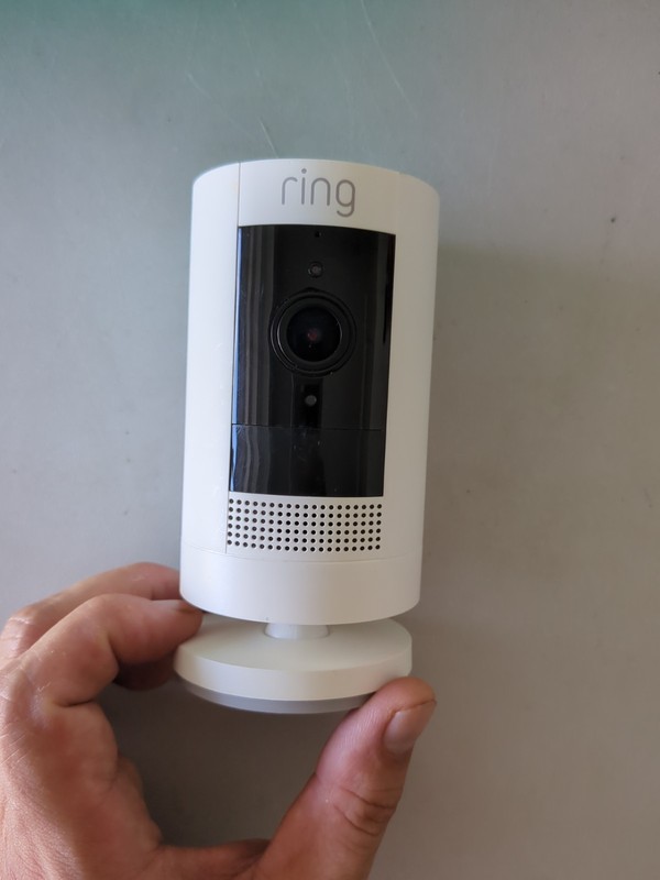 Ring Stick Up Cam Security Camera – White (No Battery) Model: 5UM7E5