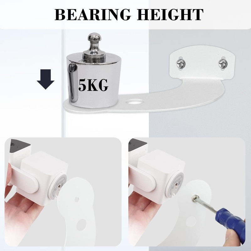 2pack Metal Corner Wall Mount Bracket Compatible With Wyze Cam Pan V3/v2 & Wyze gallery