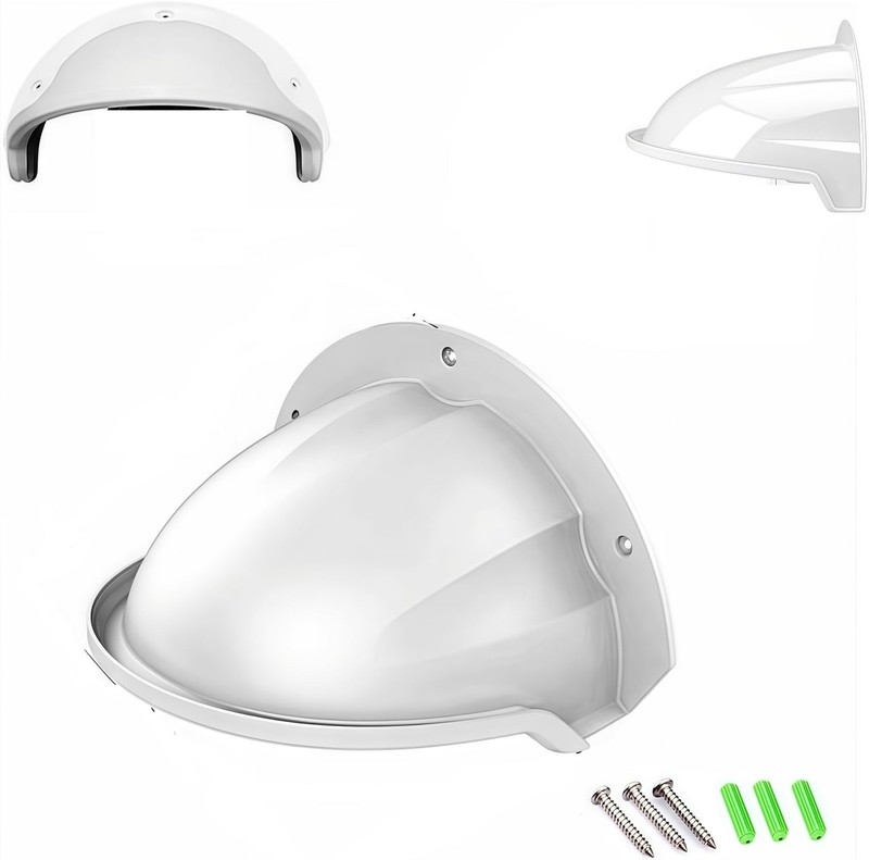 Universal Sun Rain Shield for Outdoor CCTV Cameras – Anti-Glare Weather Cover…