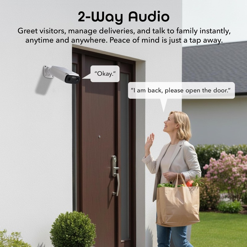 Falcon Smart Solar Battery 2K+ – Outdoor Wireless, Weather Resistant with Sol... gallery