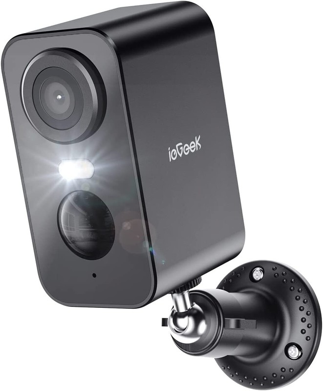 ieGeek 2K Wireless Outdoor Security Camera Home WiFi Battery CCTV System Alexa