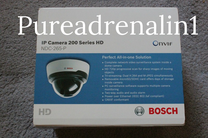 BOSCH NDC 265 P 720p IP DOME COLOR CAMERA 200 SERIES HD SD CARD WIRELESS