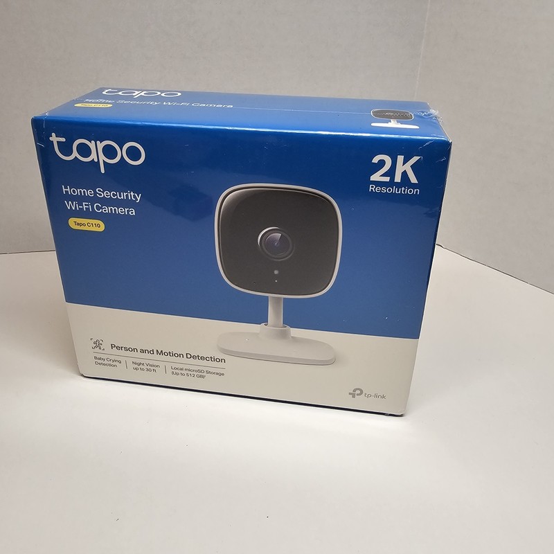 TP-Link Tapo C110 2K Wi-Fi Security Camera, Person Detection,Night Vision SEALED gallery
