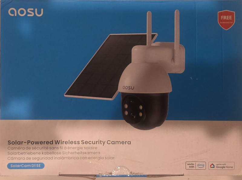 Aosu Solar-Powered Wireless Security Camera SolarCam D1 SE WiFi Outdoor Cable gallery