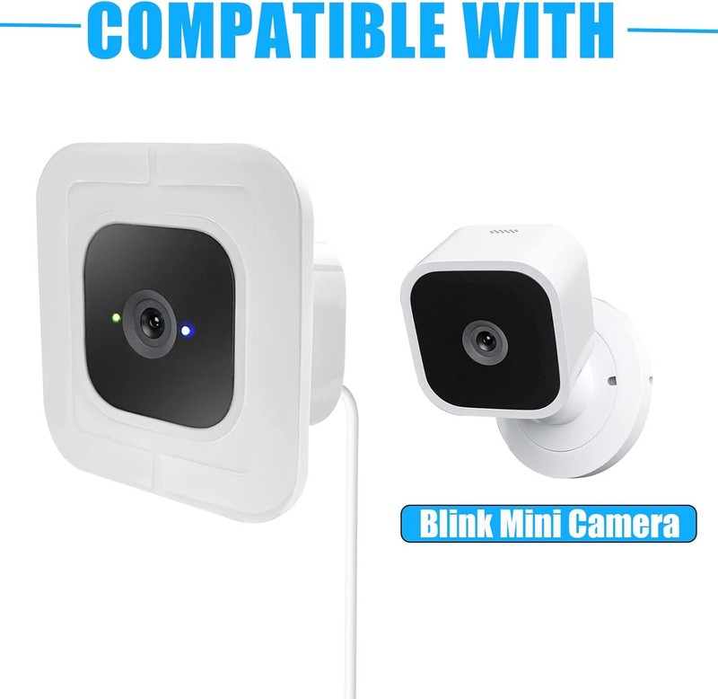 2 Pack Window Mount Compatible with Blink Mini Indoor, Secured Camera Glass Wall gallery