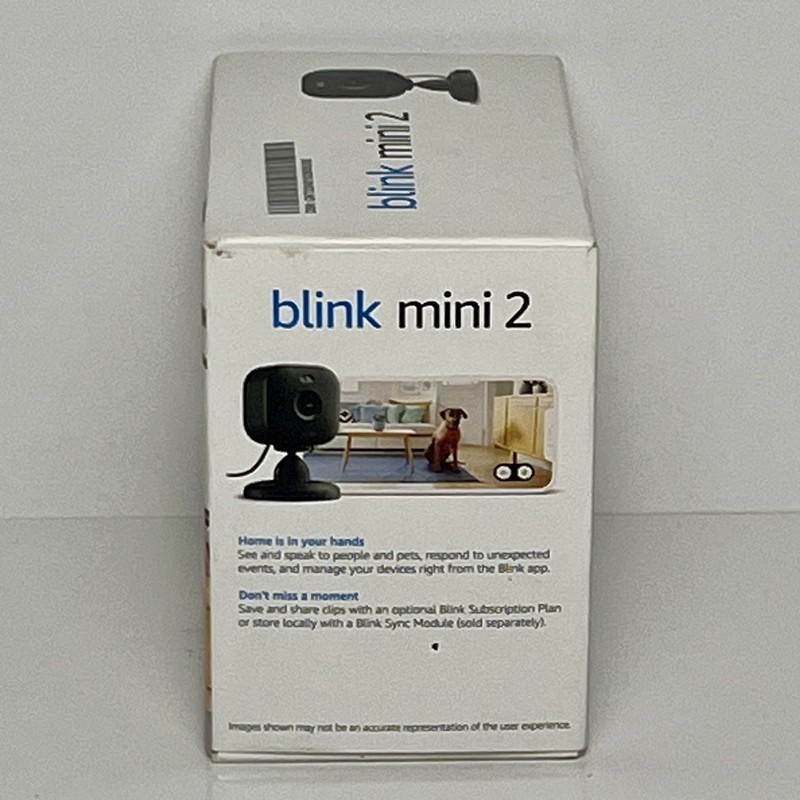 Blink Mini 2 1080p Plug-In Smart Security Camera Black New Sealed gallery