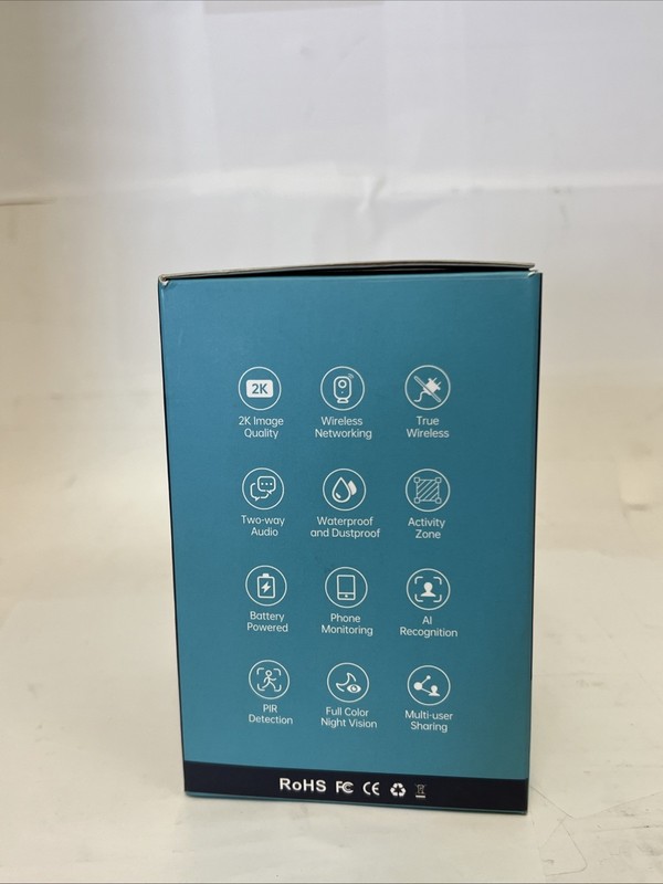JMcamDM Smart Battery Motion Detector Wireless & Outdoor 2K Battery gallery