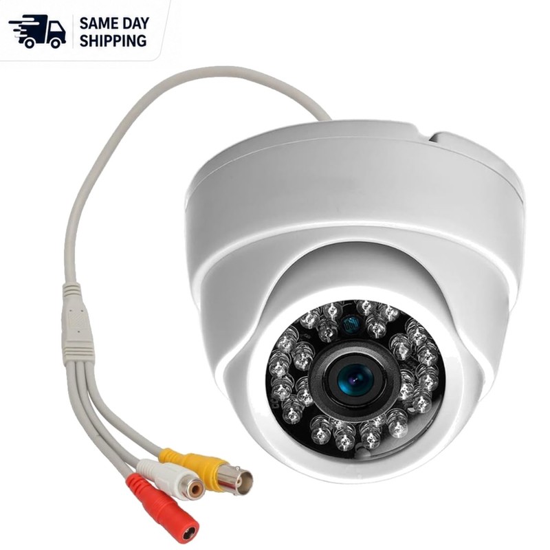 Surveillance Made Easy: HD 800TVL Dome CCTV Camera with Night Vision & Audio