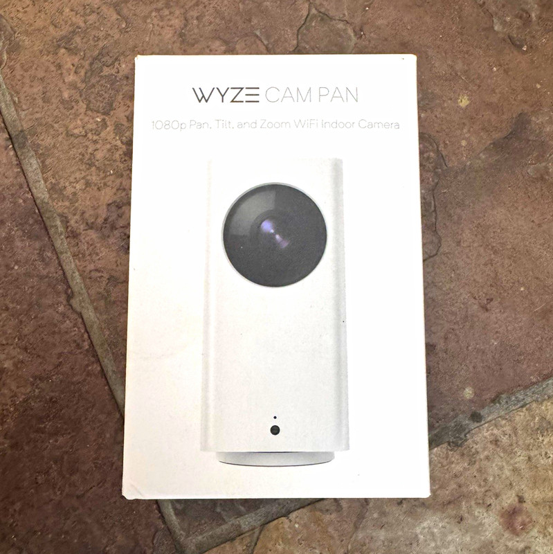 Wyze Cam Pan 1080p Pan-Tilt-Zoom Wi-Fi Indoor Night Vision Camera White