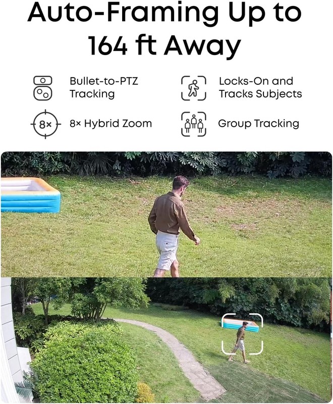 eufy PoE NVR Security Camera System S4, 2 Bullet-PTZ Cams, 2 Bullet Cams, 360° gallery