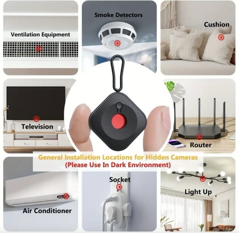 Wireless anti Spy Detector Portable Infrared Camera Finder Security Protection A gallery