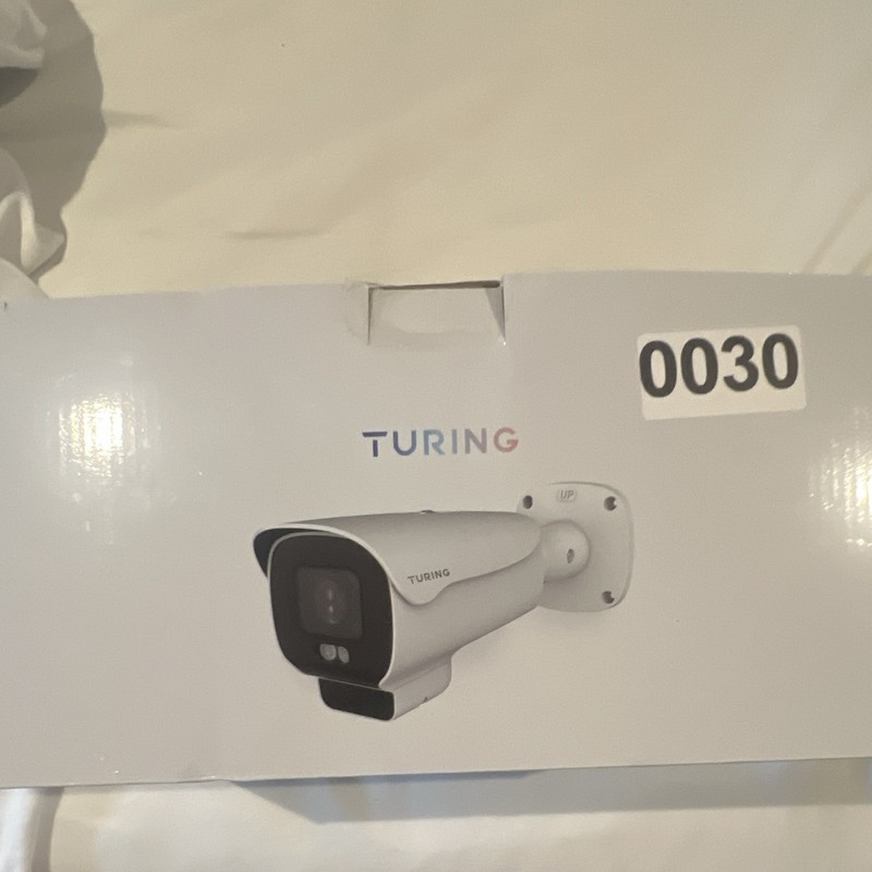 Turing 2MP Bullet IP Network Wired Outdoor Security Camera, White (1-Pack)