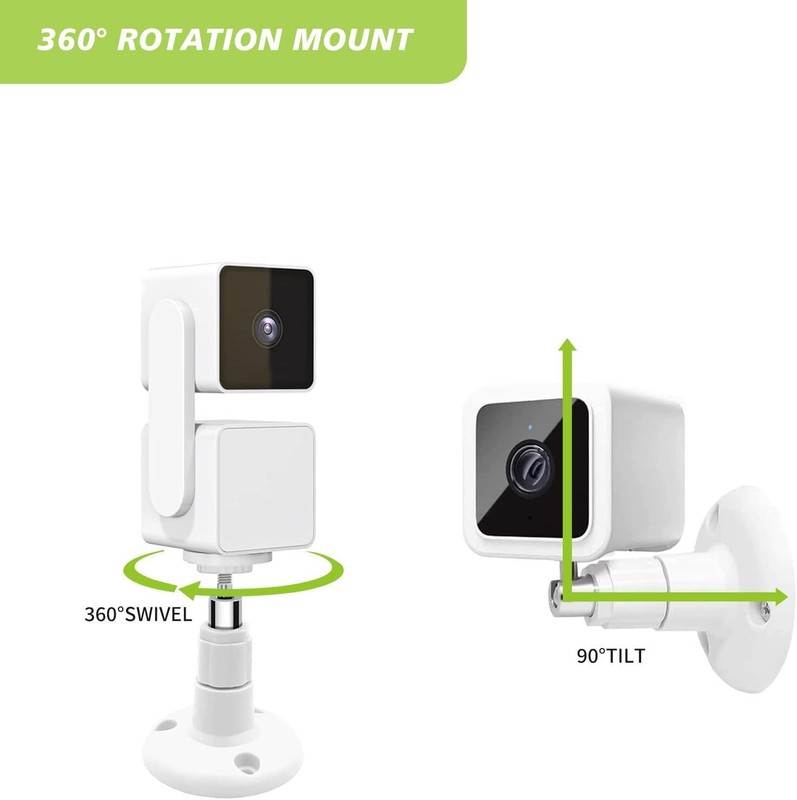 2 Pack Wall Mount Compatible with Wyze Cam Pan V3, Indoor and Outdoor Securit... gallery