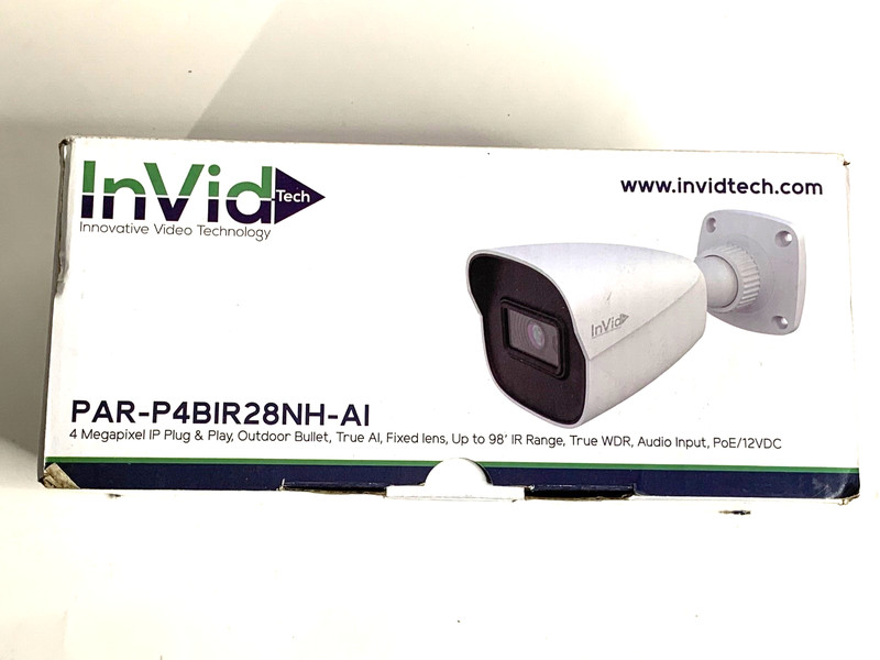 InVid PAR-P4BIR28NH-AI 4MP Outdoor Bullet Security Camera – Crystal Clear 1440p gallery