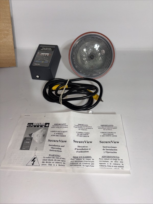 Secure View Camera System SVS-1 Outdoor Surveillance New Open Box Secureview USA