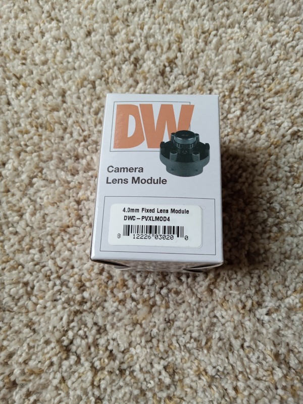 Digital Watchdog DWC-PVXLMOD4 Camera Lens Module 4.0mm Fixed Lens Module